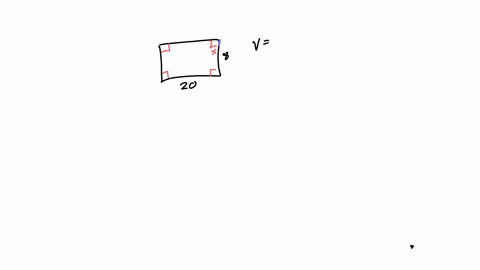 1-point-an-open-box-is-to-be-made-out-of-a-8-inch-by-20-inch-piece-of-cardboard-by-cutting-out-squares-of-equal-size-from-the-four-corners-and-bending-up-the-sides-find-the-dimensions-of-the-39595