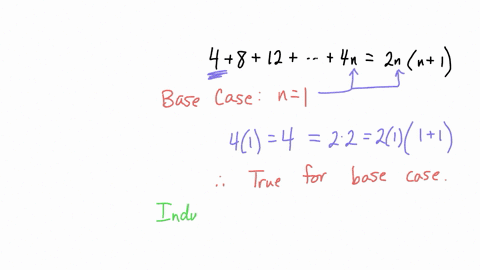 x-prove-the-following-proposition-by-mathematical-induction-4812-4-n2-nn1-forall-n-in-n