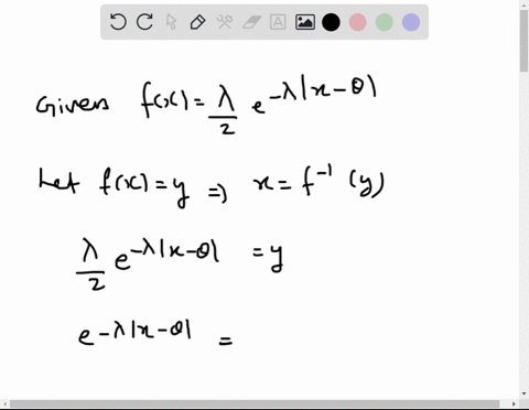 26-apply-the-inverse-transform-method-to-generate-random-variables-from-laplace-distribution-ie-shifted-two-sided-exponential-distribution-with-pdf-f-2-0-0-4-0-83852