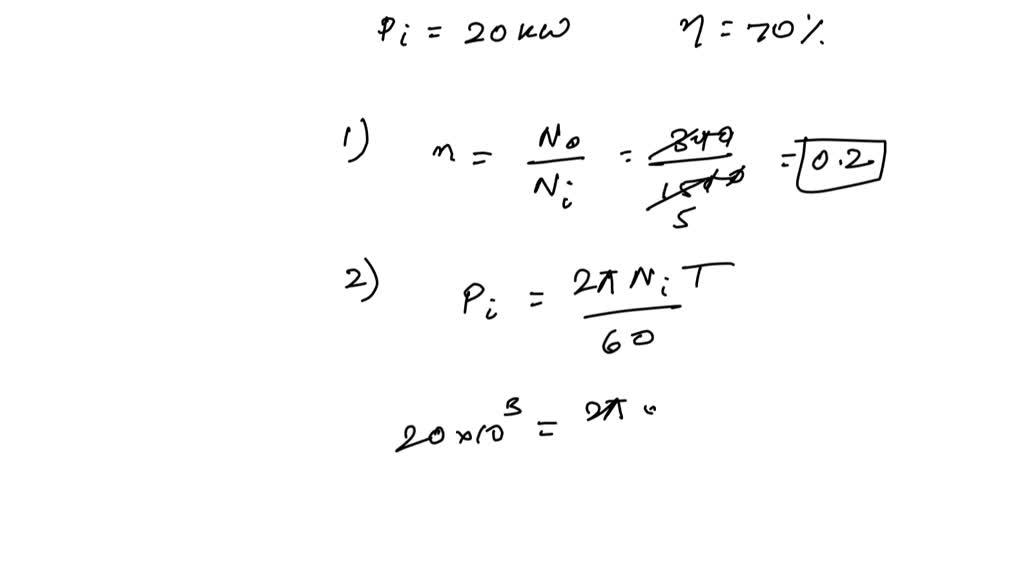 SOLVED A helical gearbox having an input power of 500 kW and an input speed of 1000 RPM. The