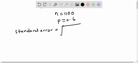 consider-random-samples-of-size-1100-from-a-population-with-proportion-060-find-the-standard-error-of-the-distribution-of-sample-proportions-round-your-answer-for-the-standard-error-to-three-86679