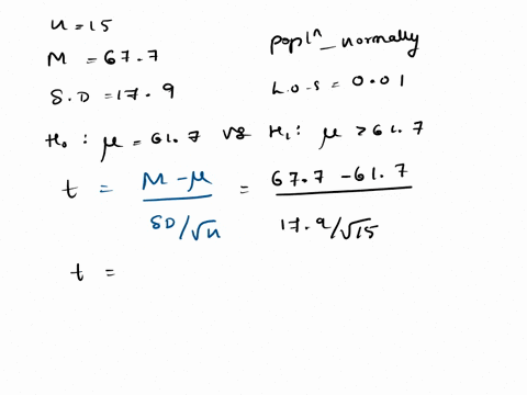you-wish-to-test-the-following-claim-ha-at-a-significance-level-of-001-ho-p-617-ha-p-617-you-believe-the-population-is-normally-distributed-but-you-do-not-know-the-standard-deviation-you-obt-78817