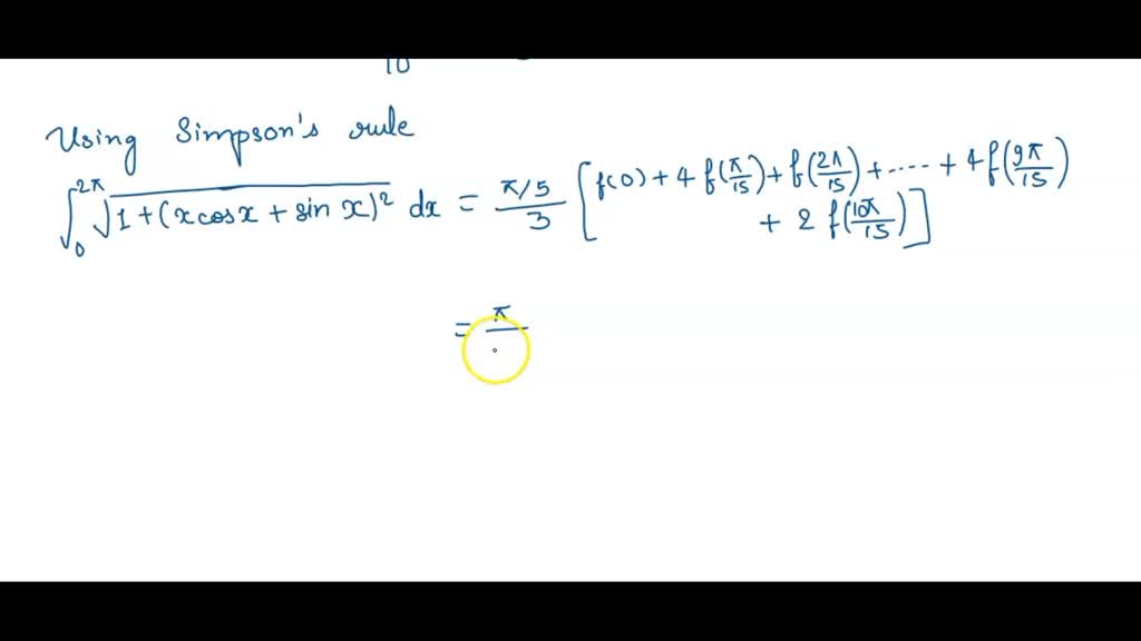 Simpson's deals rule calculator