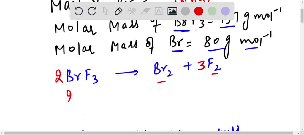 SOLVED: According to the following reaction; how many moles of bromine ...