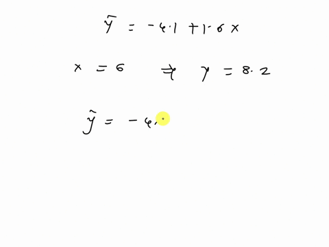 the-least-squares-regression-equation-for-a-data-set-is-y-4116x-the-actual-y-value-at-x6-is-82-what-is-the-residual-value-at-x6-residual-11108