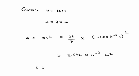 when-120-v-is-applied-across-a-wire-that-is-76-m-long-and-has-a-029-mm-radius-the-magnitude-of-the-current-density-is-18-104-am2-find-the-resistivity-of-the-wire-90579