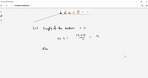 the-parallel-bases-of-a-trapezoid-have-lengths-12-and-18-cm-find-the-lengths-of-the-two-segments-into-which-the-midline-of-the-trapezoid-is-divided-by-a-diagonal-22558