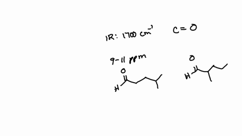which-of-the-following-structures-corresponds-to-the-spectroscopic-data-given-ir-1700-mathrmcm-1-1h-nmr-089-mathrmppm-triplet-3-mathrmh-105-mathrmppm-doublet-3-mathrmh-131-mathrmppm-sixtet-2-mathrmh-1