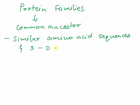 what-are-protein-families-choose-one-sets-of-proteins-with-the-same-functions-that-are-commonly-found-only-in-organisms-of-the-same-species-b-proteins-found-specifically-in-one-type-of-cell-24072