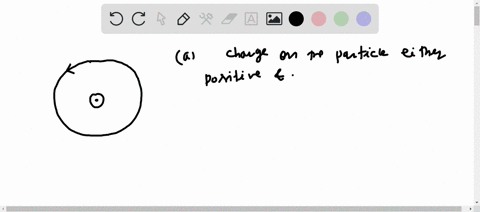 a-charged-particle-enters-a-uniform-magnetic-field-b-directed-out-of-paper-and-follows-the-circular-path-shown-in-the-drawing-a-is-the-particle-positively-or-negatively-charged-why-b-the-particles-spe