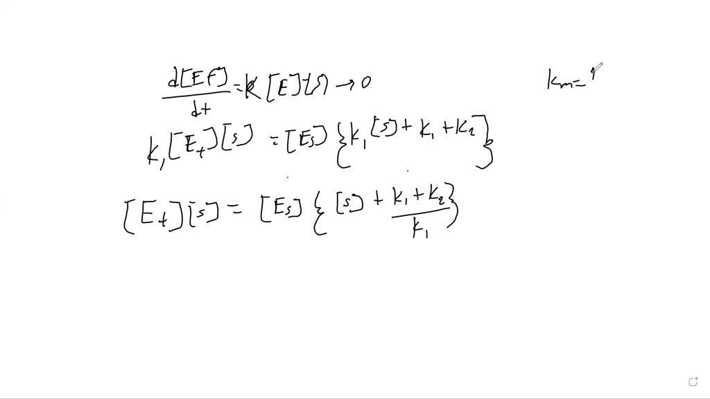 SOLVED: Determine the values of Rmax (the maximum rate of the enzyme ...