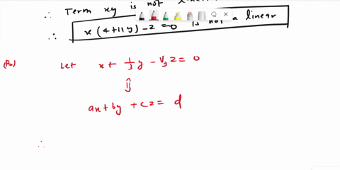 which-of-the-following-equations-are-linear-in-variables-xy-and-z-select-all-that-applya-x411y-z-0b-x-13-y-v3z-08-c-2x-y-4x-12d-x2-7z-1e-3x-42-y-v11z-6f-7x-2y-0z-0-83498