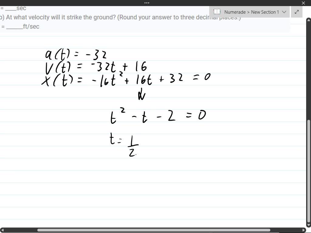 solved-assume-the-acceleration-of-the-object-is-alt-32-feet-per