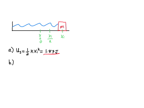 Two identical springs each with spring constant k are...