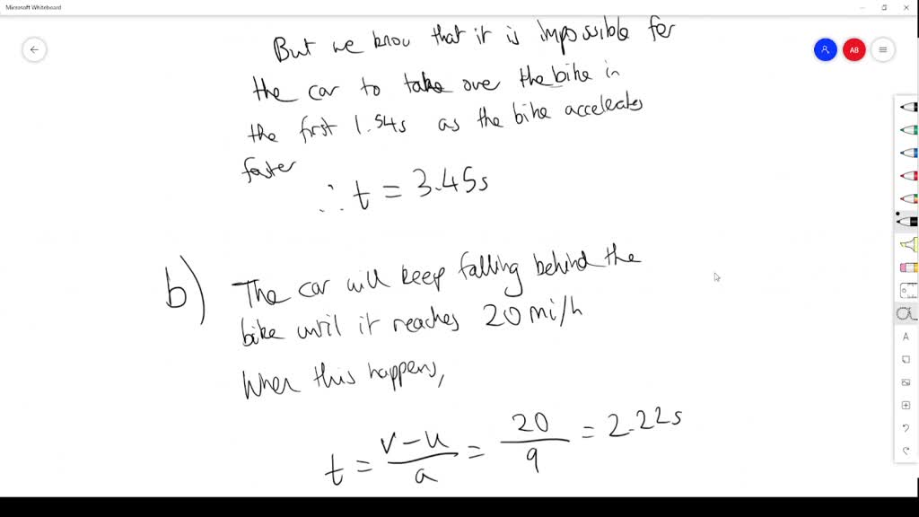 SOLVED:Vroom, vroom! As soon as a traffic light turns green, a car ...