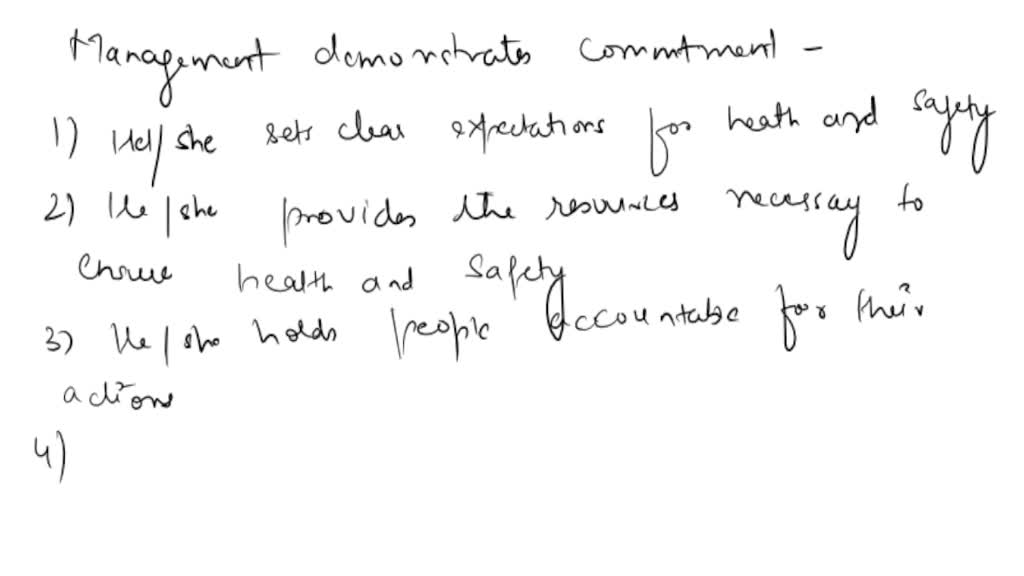 Solved task 3 demonstrating management commitment management