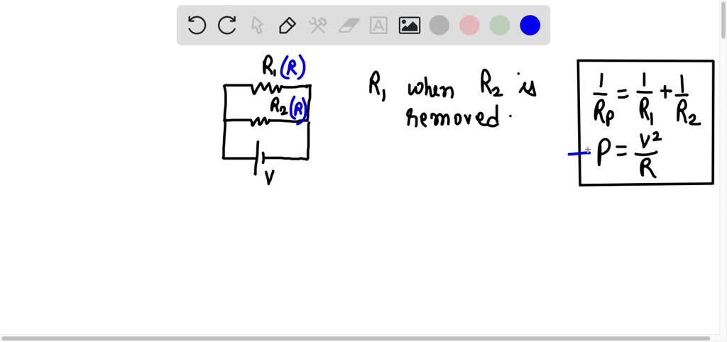 SOLVED: An ideal battery is connected across the parallel combination ...