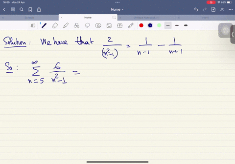 determine-whether-the-series-is-convergent-or-divergent-by-expressing-sn-as-telescoping-sum-as-in-example-8-n2-_-1-convergent-divergent-if-it-is-convergent-find-its-sum-if-the-quantity-diver-02814