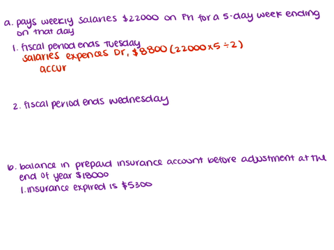 for-each-of-the-following-journalize-the-necessary-adjusting-entry-a-a-business-pays-weekly-salaries-of-22000-on-friday-for-a-five-day-week-ending-on-that-day-journalize-the-necessary-adjust-96207