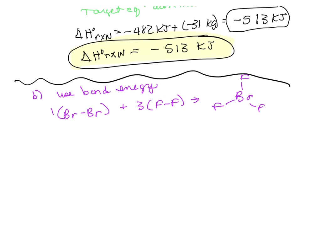 SOLVED Part A) Use Hess's Law to find the enthalpy change for the