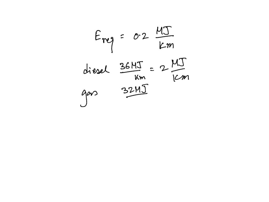 SOLVED Diesel engines give more miles per gallon than gasoline engines