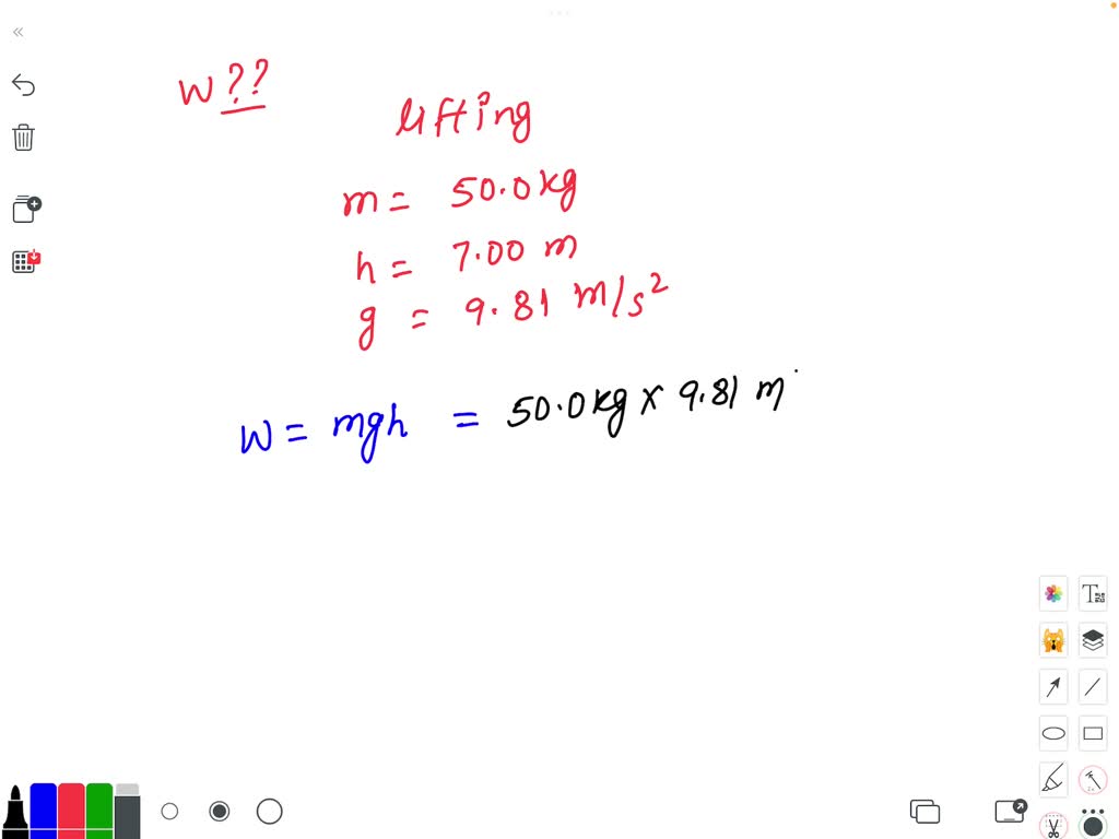 SOLVED How Much Work Is Performed Lifting In Order To Lift A 50 0 Kg solved-how-much-work-is-performed-lifting-in-order-to-lift-a-50-0-kg