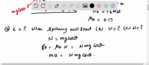 the-homogeneous-sphere-of-mass-m-29kg-and-radius-r-265-mm-is-projected-along-the-incline-of-angle-0-208-with-an-initial-speed-vo-16-ms-and-no-angular-velocity-wo-0-if-the-coefficient-of-kine-65421