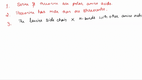 which-three-statements-about-amino-acids-are-true-use-the-amino-acid-structures-for-reference-ser-c7-coo-kk-thr-ic-coo-nh-met-af-ch_crz_c_coo-na-leu-rc-ch_cll-coo-hc-na-gly-coo-nh-leucine-ha-43106
