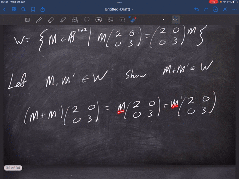 let-w-erzx2-im2-8-prove-that-w-is-subspace-of-r2x-77157