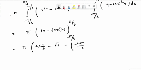1find-the-volume-v-of-the-solid-obtained-by-rotating-the-region-bounded-by-the-given-curves-about-the-specified-liney-3-sec-x-pi3-x-pi3-y5-about-y3-2find-the-volume-v-of-the-solid-obtained-b-48614