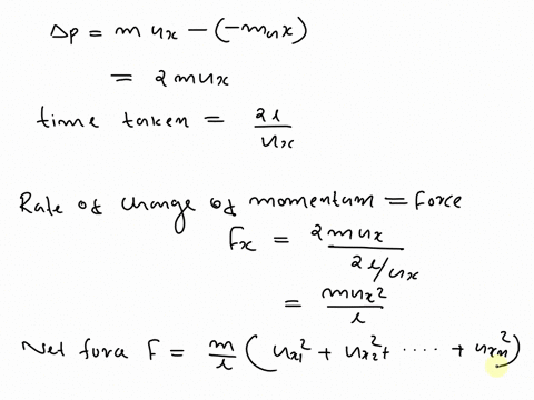 by-considering-momentum-changes-for-an-individual-molecule-inside-a-rectangular-box-derive-an-expression-for-pv-in-terms-of-molecular-mass-the-number-of-molecules-and-mean-square-speed-compa-95933