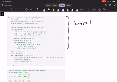 problem-38consider-the-system-of-equations-003589592-531610470-a-use-gaussian-elimination-method-with-trivial-pivoting-and-three-digit-rounding-arithmetic-to-solve-the-given-system-and-compa-93345