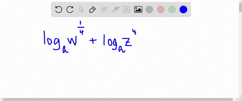 write-the-expression-as-single-logarithm-loga-w-4loga-3-loga-x-log0-58168