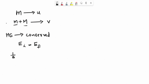 dart-of-mass-m-is-thrown-horizontally-with-velocity-u-and-sticks-into-stationary-wooden-ms8mwhich-then-starts-to-slide-on-frictionless-table-the-blocks-motion-is-bloiktcofbyass-clastic-resis-08045