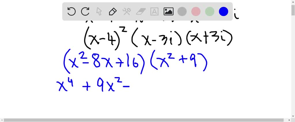 Solved: Find A Polynomial That Satisfies The Given Condition: P(x) Has 