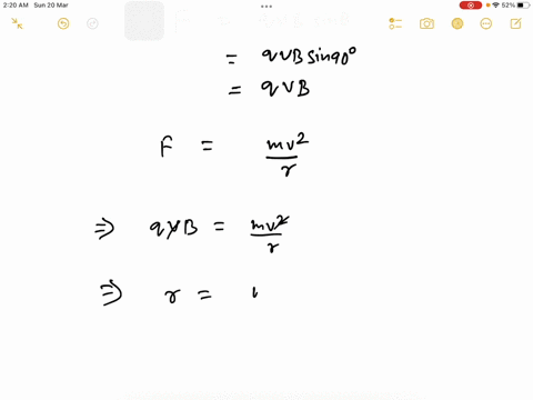 an-electron-moves-in-a-circular-path-perpendicular-to-a-uniform-magnetic-field-with-a-magnitude-of-20-mt-if-the-velocity-of-the-electron-is-15x107-m-s-determine-a-the-radius-of-the-circular-23942