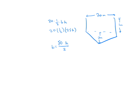 a-swimming-pool-is-50m-long-and-20m-wide-its-depth-decreases-linearly-along-the-length-from-3m-to-1m-from-the-deep-end-to-the-shallow-end-it-is-initially-empty-and-is-filled-in-at-a-rate-of-33541