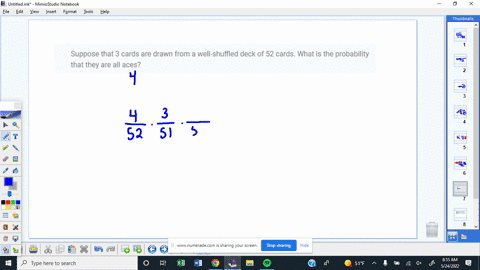 suppose-that-3-cards-are-drawn-from-a-well-shuffled-deck-of-52-cards-what-is-the-probability-that-th-86625