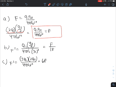 two-charges-q1-and-q2-are-separated-by-a-distance-d-and-exert-a-force-f-on-each-other-explain-what-new-force-will-exist-with-formulas-ifa-q1-is-doubled-and-q2-is-cut-in-half-b-q2-is-cut-in-h-37854