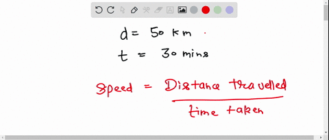 what-is-average-speed-of-a-moving-car-when-distance-travelled-is-50km-and-time-taken-is-30-mins
