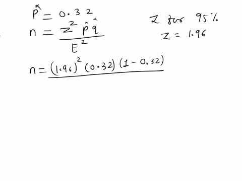 you-want-to-obtain-a-sample-to-estimate-a-population-proportion-based-on-previous-evidence-you-believe-the-population-proportion-is-approximately-p32-you-would-like-to-be-95-confident-that-y-45362