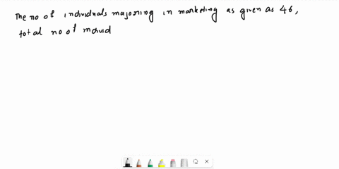 a-survey-of-a-sample-of-business-students-resulted-in-the-following-information-regarding-the-genders-of-the-individuals-and-their-selected-major-selected-major-gender-management-marketing-o-01056