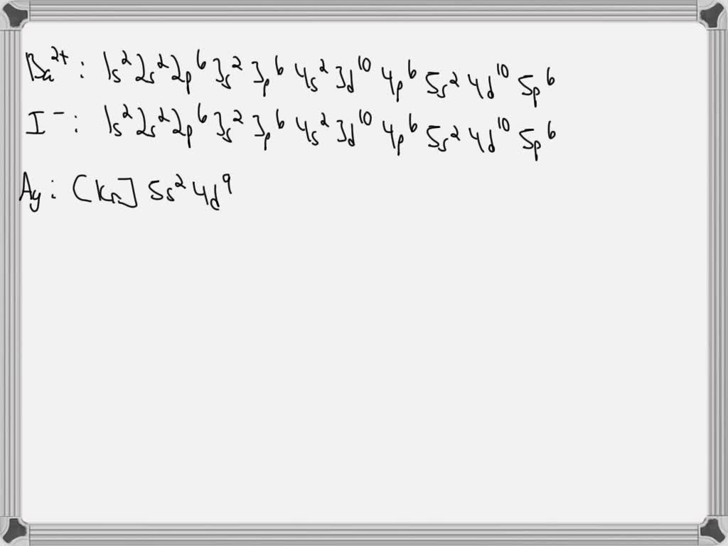SOLVED Electron Configuration 2 What is the complete groundstate