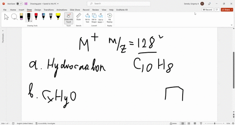 the-mass-spectrum-of-an-unknown-compound-shows-the-m-peak-at-mz-128-suggest-its-molecular-formula-i-if-it-is-a-hydrocarbon-ii-if-it-contains-one-oxygen-atom