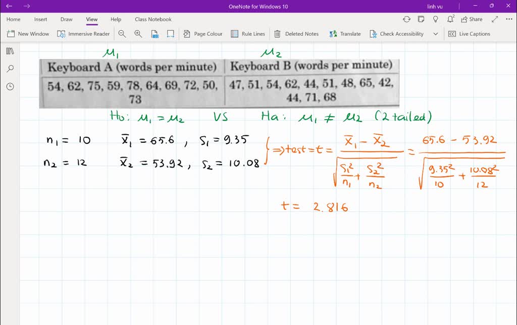 SOLVED '32. Independent ttest A psychologist studying the human