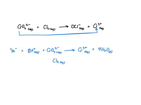 balance-the-following-redox-reaction-under-acidic-aqueous-conditions-using-the-smallest-whole-number-coefficients-possible-cro42-aqcl2aq-ocl-aqcr3aq-0673