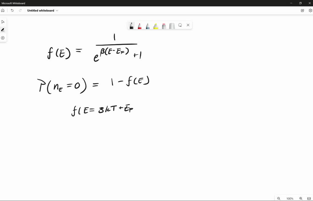 SOLVED: Consider a temperature equal to 300K. Calculate the probability ...