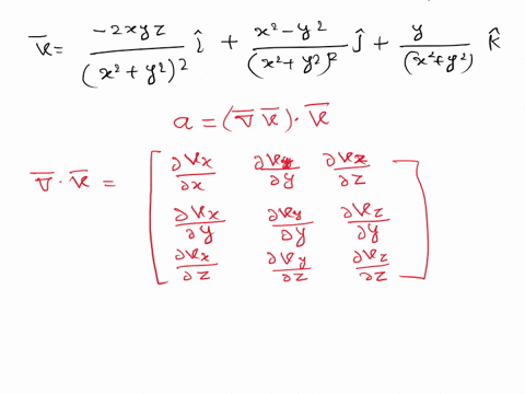 4.2.5 A certain flow field has the velocity vector extbfV