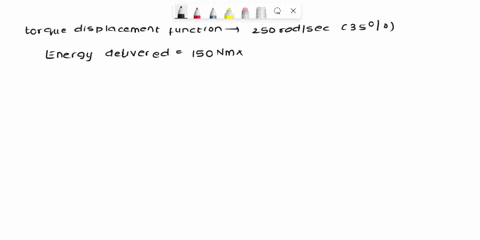 the-following-figure-shows-a-torque-displacement-function-the-nominal-speed-of-the-engine-is-250-radsec-35-1-integrate-the-torque-displacement-function-for-one-cycle-and-find-the-energy-that-49021