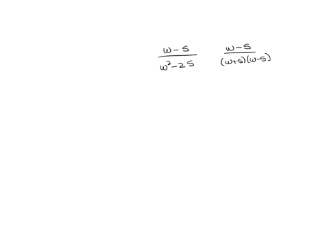 find-all-excluded-values-for-the-expression-that-is-find-all-values-of-w-for-which-the-expression-is-undefined-w-5w2-25